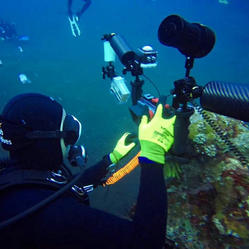 Рабочие перчатки из нитрильного нейлона износостойкие противоскользящие