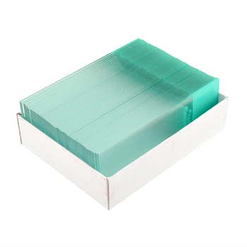 

Professional 50PCS Blank Microscope Slides Cover Glass Lab preparation