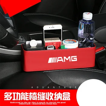 

Car Seat Crevice Storage Box Cup Drink Organizer Pocket Stowing Tidying Phone Pad Card Case For Mercedes benz A B R G Class GLK