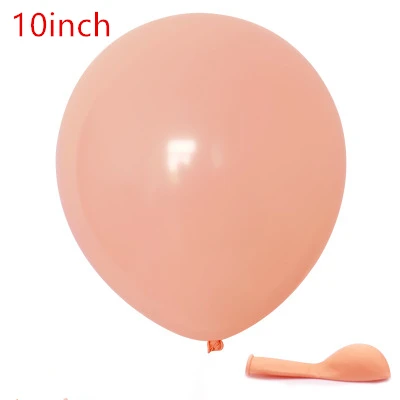 10inch Orange 10 шт., 10 дюймов, 5 дюймов, розовое золото, воздушный шар "Конфетти", латексный шар с днем рождения, Балон, свадебные украшения, вечерние шары - Цвет: 10inch Orange