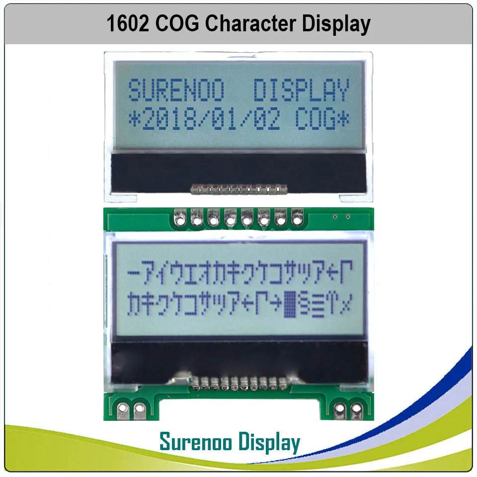162 16X2 1602 COG ST7032S последовательный SPI символьный ЖК модуль экран LCM FSTN с