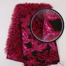 Черный цветок Металлик Жаккардовая парча ткань, 3D жаккардовая ткань, пряжа окрашенная ткань для женщин пальто платье Дамасская парча