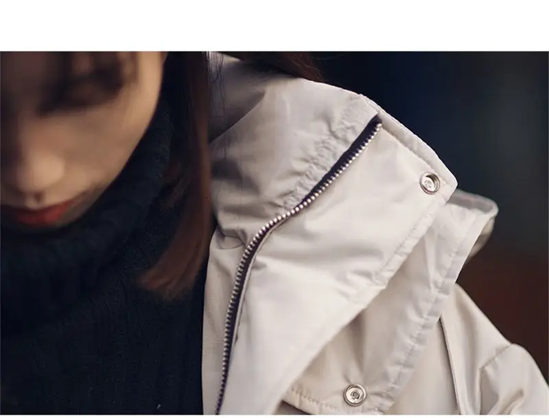 Autumn New Winter Jacket Women Parka Thicken Oversized Hooded Hat Coats Warm Solid Feminina Outerwear Female Tops S321