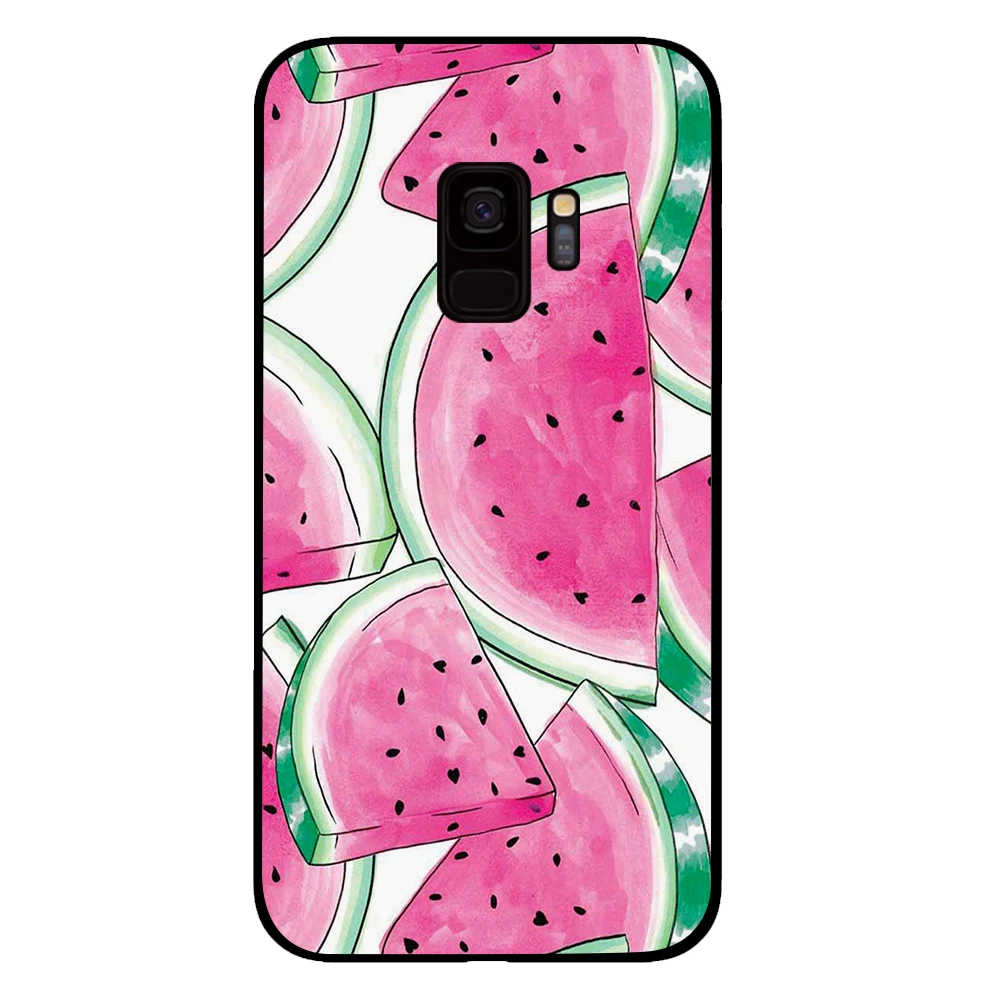 1 Арбуз Акварельная картина маслом бисер для украшения для samsung Galaxy S10 S10E S8 Plus S6 S7 Edge S9 S10e Plus Note 8 9 крышка - Цвет: 1