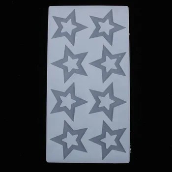 

Hot DIY 3D Star Shape Silicone Mold Cake Cupcake Silicone Mold Chocolate Mould Decor Muffin Pan Baking Stencil Decorating Tools