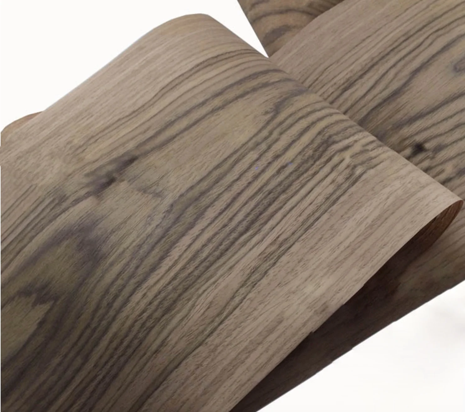 Wood Veneer 2pcs/Lot L:2.5Meters/pcs Width:30CM Thickness:0.25mm Vintage American Style Black Walnut Veneer Sound Skin