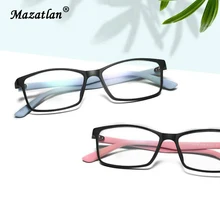TR90 Ретро квадратное оптическое зеркало очки оправа женские ультра легкие Анти-синие плоские зеркальные Мужские Унисекс студенческие очки удобные