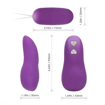 Wireless Remote Control Vibrator Powerful 68 different frequency luminous Vibrating Egg Bullet Vibrator Adult Sex Toys for Women 5
