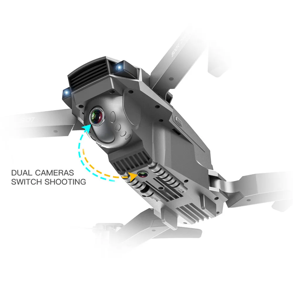 SG907 Дрон с GPS с 4K HD Двойная камера широкий угол анти-встряхивание wifi FPV RC Квадрокоптер складной дроны самолет с ДУ вертолет