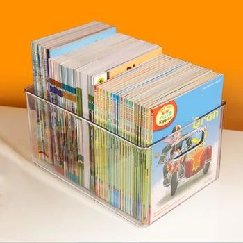 

Desktop Storage Basket Plastic Makeup Organizer Boxes for Books Toy Cosmetic Jewelry Sundries Office Storage Box Home Furniture