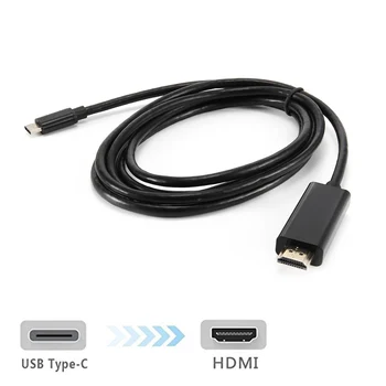 

USB 3.1 Type-C to HDMI TV HDTV HD Video Cable for Macbook Phone Samsung Galaxy S8 NC99