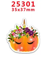 25301 30 шт. плоское украшение из смолы Единорог смолы pr25444 - Цвет: 25301