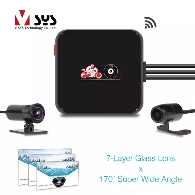

SYS M6L M1L M2 WiFi 1080P 720P Full HD Motorcycle DVR Dual Lens Camera Rear View Waterproof Lens Dash Cam VSYS Recorder