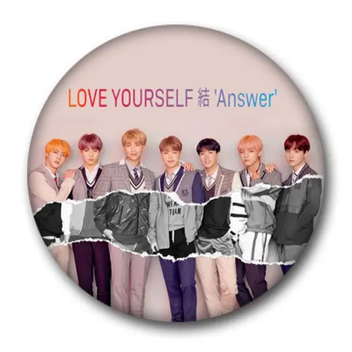 KPOP Bangtan Boy Enamel Pin Lapel Pins For Backpack Metal Badge Brooch Kpop Accessories Clothes for Fans