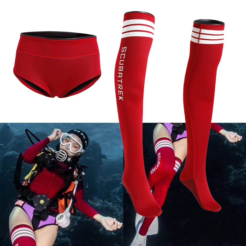 1.5mm Neoprene Women Wetsuit Shorts Uniform Snorkeling Stocking Bikini Swimsuit Diving Wetsuit Underwear Swimsuit Short Pants