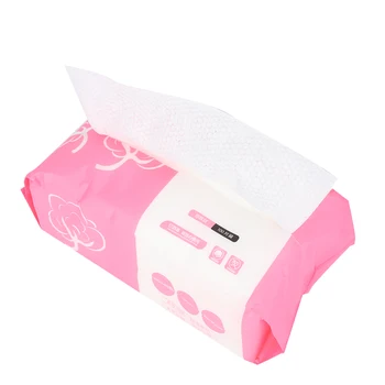

100pcs Disposable Multi-functional Pure Cotton Face Cleaning Tissue Towel Makeup Cotton Pads Facial Washcloth Dry wet dual use