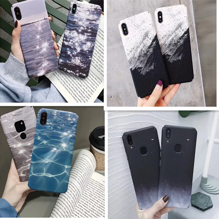 For Apple XAX Phone Case Fashion Men And Women Water Wave Flash Star XR Dull Polish Hard Case I6s/7/8/plus Case