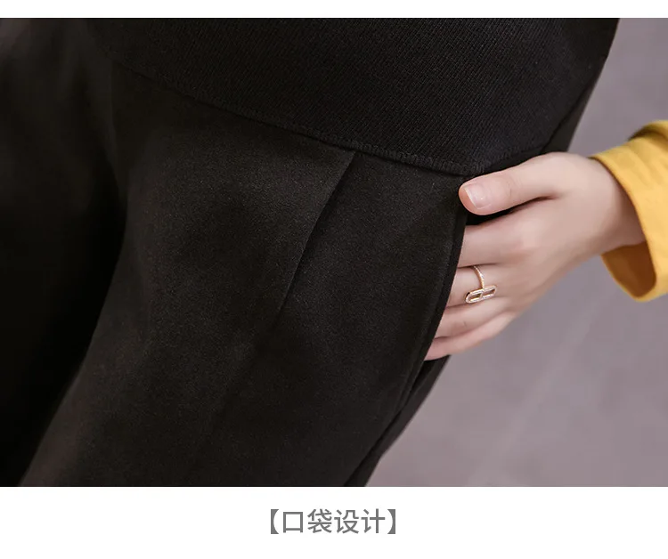 Шерстяные брюки; брюки для беременных; брюки-шаровары для беременных; Одежда для беременных; повседневные осенние брюки; брюки для беременных; одежда