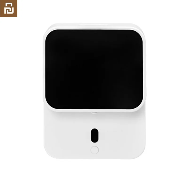 Dispensador de jabón con Sensor infrarrojo para pared de baño, dispositivo automático de inducción de espuma, pantalla LED