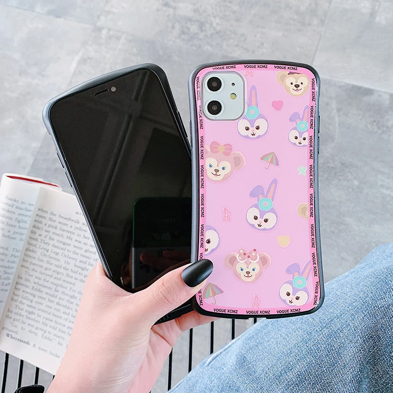 Чехлы для телефонов с милым мультяшным кроликом для iPhone 11Pro Max 6 6s 7 8 Plus X Xs Max Xr 11 Ультратонкий Мягкий чехол Fundas