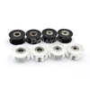 POWGE 10pcs 20 Teeth 2GT Idler Pulley Bore 3/4/5mm For W=6mm GT2 2M Belt 20T 20Teeth GT2 Passive Pulley With Bearing 20-2GT AF ► Photo 2/6