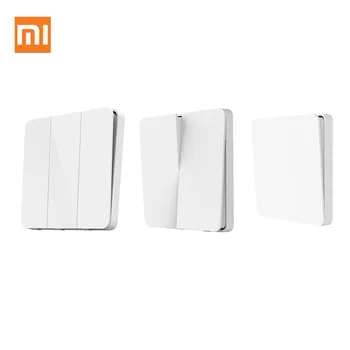 

In Stock Xiaomi Mijia Wall Switch Single Double Triple Open Dual Control Three Modes for Over Intelligent Lamp Light Switches