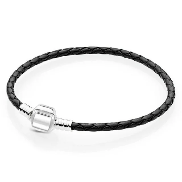 Boosbiy Silver Plated Cute Owl Snake Chain Charm Bracelet For Women Fashion Brand Bracelets DIY Jewelry Gift Making SC21