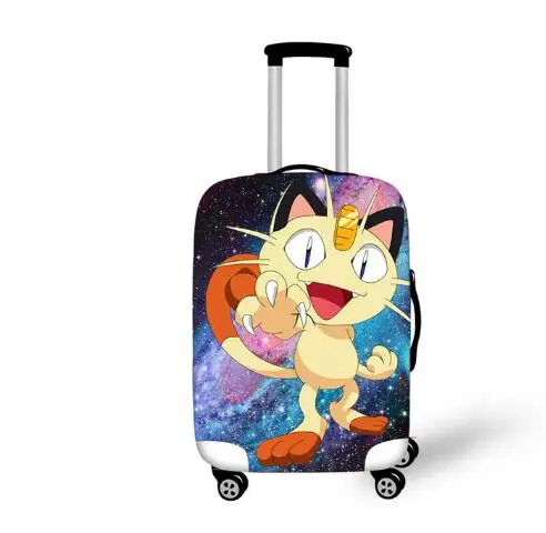 18-32 дюймов Pokemon Haunter Eevee Эластичный Защитный чехол для багажа, чехол для чемодана, пылезащитный чехол, Мультяшные аксессуары для путешествий - Цвет: picture color