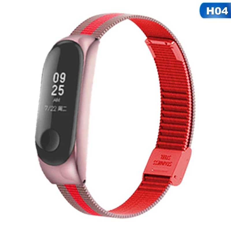 Для mi band 4 3 металлический ремешок браслет для Xiaomi mi Band 3 4 Безвинтовой для mi Band 4 3 браслет mi Band браслет на запястье