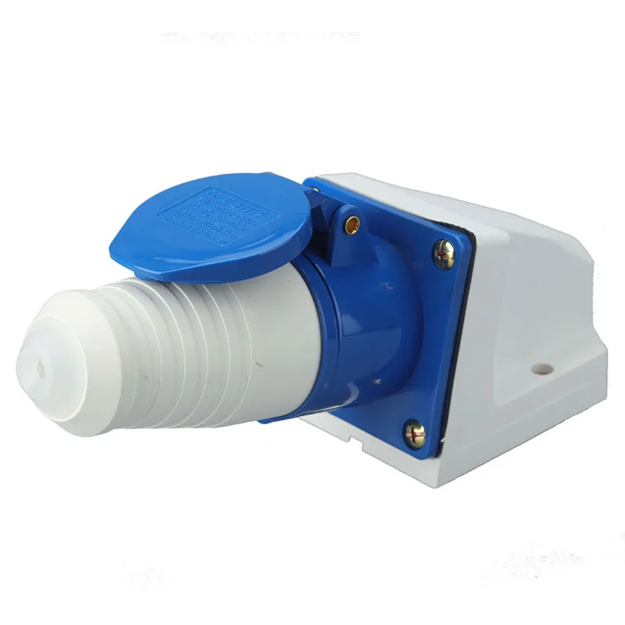 Electrical Connectors 16A/32A 3P/4P/5P IP44 Waterproof Male Female Power Connecting Industrial Plug Socket 380V High Power
