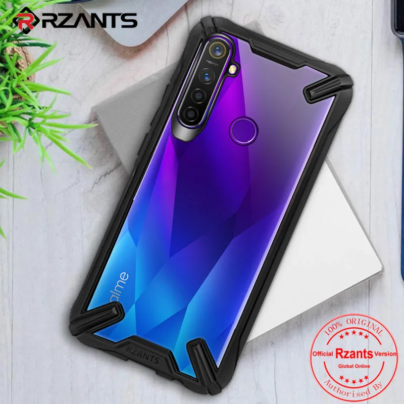 Военная подушка безопасности анти-осень чехол для OPPO Realme 5/5 Pro/Realme Q прозрачный акриловый PC+ TPU противоударный бронированный чехол-накладка