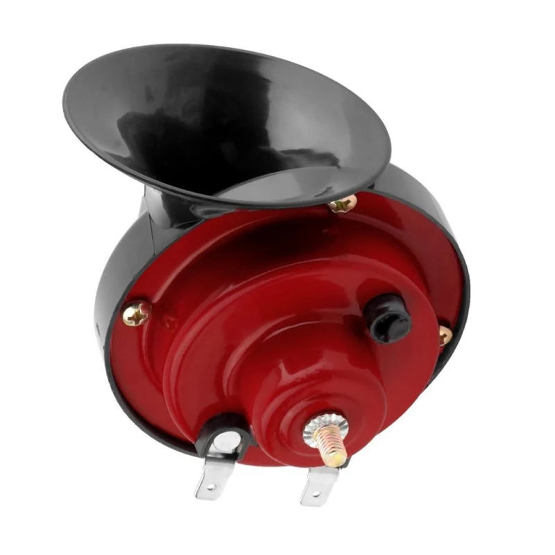 2 Pcs Klaxon de Train 12V Corne descargot 300 DB Klaxon Imperm/éable Escargot /à Air