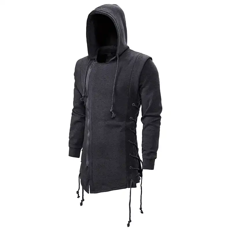 men's assassins style hoodie