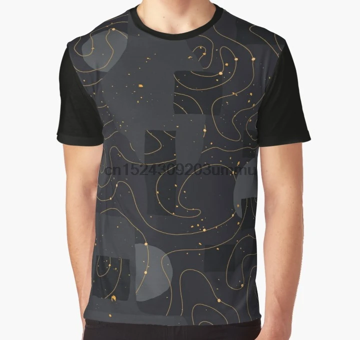 Принт по всему миру, 3D футболка, Мужская забавная футболка, Syrinx Strings-Ad Graphic T-Shirt
