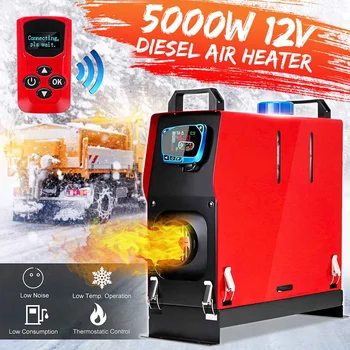 

All In One1-8KW 12V Air diesels Heater One Hole Car Heater For Trucks Motor-Homes Boats Bus +LCD key Switch+English Remote