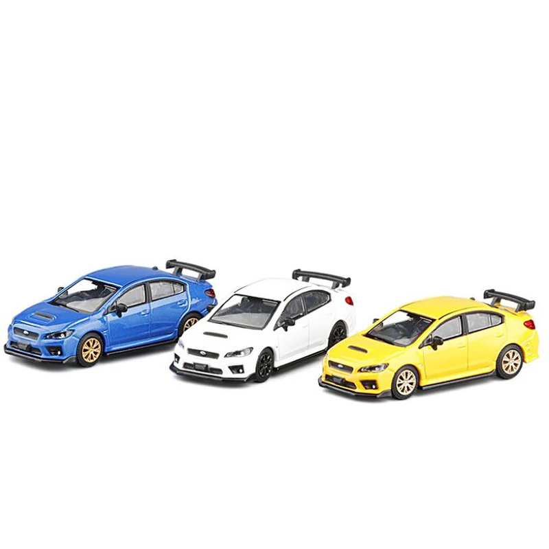 1/64 2016 Subaru WRX STI Alloy Car Model S207 Shock Absorption Model Toy Car Decoration Collection