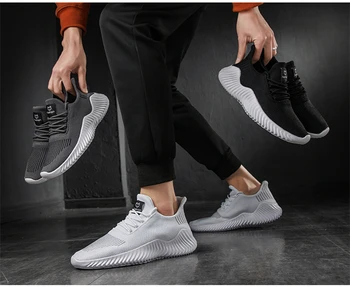

Fashion Tenis Masculino Adulto 47 Casual Shoes Men Fashion Shoes 2019 Sneakers Flyknit Breathable Male Footwear Light Big Size