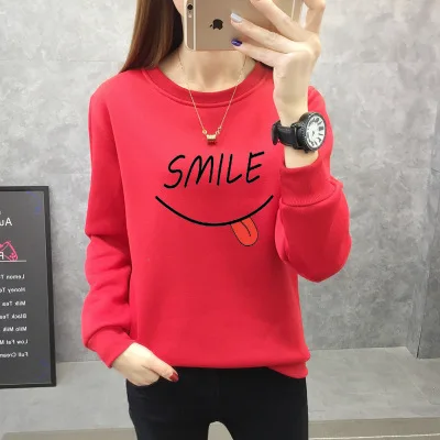 Style 29 Осенне-зимний бархатный свитер для женщин, Свободный топ с длинными рукавами и круглым вырезом с рисунком медведя из мультфильма, студенческий свитер для женщин - Цвет: Style 29