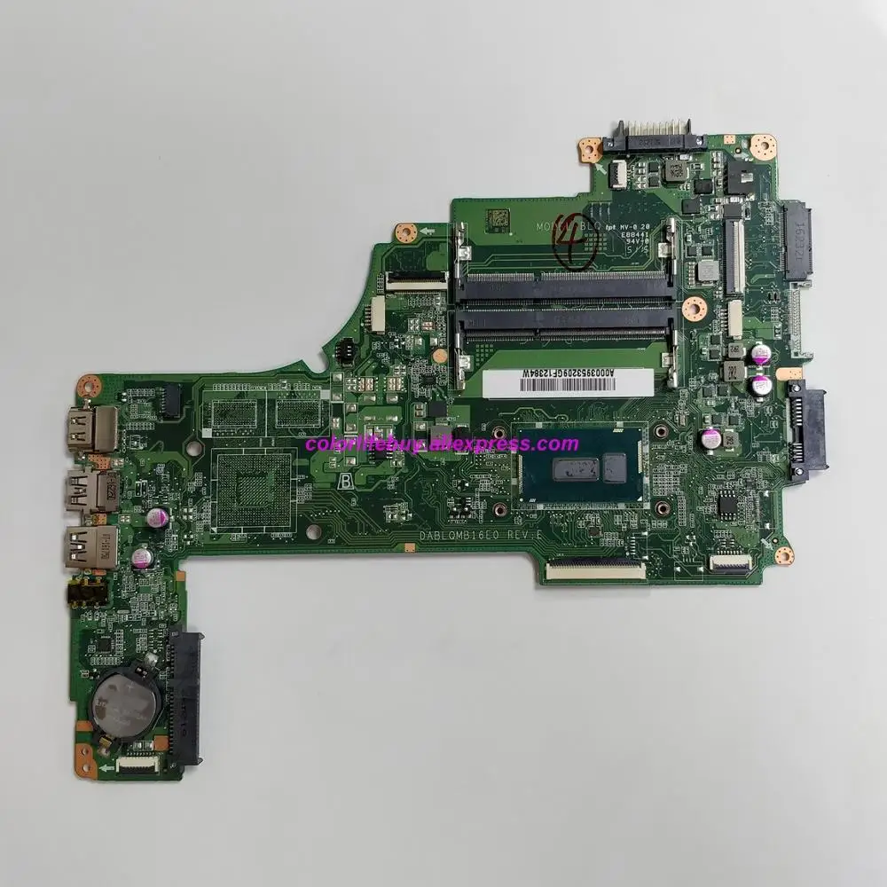 

Натуральная A000395320 DABLQMB16E0 w SR240 i3-5020U ЦПУ материнская плата для ноутбука Toshiba Satellite P50-C Серия ноутбуков