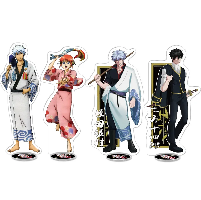 Anime Gintama Figurka Na Akrilovoj Podstavke Sakata Gintoki Hijikata Kagura Nastolnaya Stoyachaya Tarelka Ukrasheniya Model Igrushki Podarki Igrushki I Hobbi Aliekspress