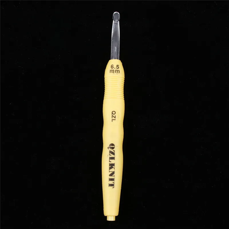 6.5mm 1 шт. крючком Lite Вязание иглы, швейные инструменты вязальный крючок с светодиодный светильник на 2,5~ 6,5 мм иглы швейный набор разноцветный ремесленных инструментов - Цвет: 6.5mm