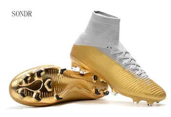 

Soccer Shoes Men Football Boots Shoes Futsal Soccer Cleats Teenager Ankle High Tops Indoor Hot Professional Training Sneakers