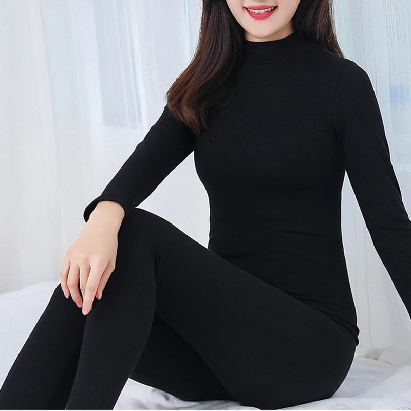 Водолазка термобелье для женщин зимний теплый комплект кальсонов Термоодежда