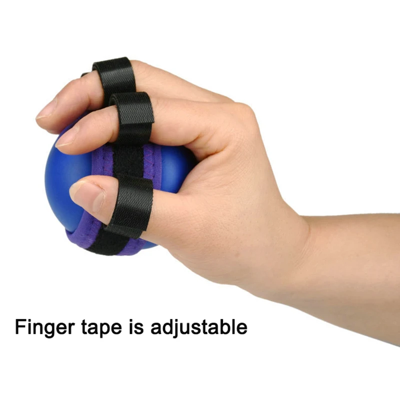 Hand Grip PU Ball Finger Practice Exercise Muscle Power Rubber Training Gripper Hand Grip Equipment Soft Finger Practice Gripper