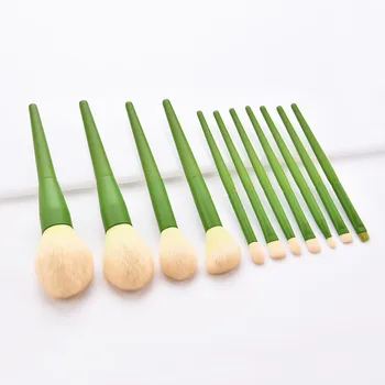 

11pcs Makeup Brushes Set Highlighter Eyeliner Eyeshadow Foundation Cosmetic Contour Powder Blending Kabuki Make Up Brush Tool
