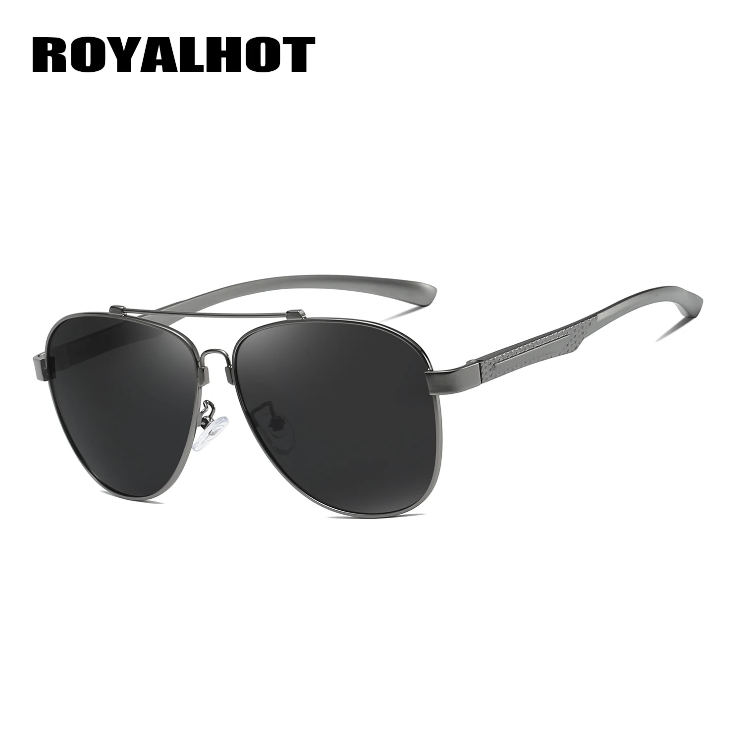 RoyalHot, мужские, женские, поляризационные, алой, Овальные, Ретро стиль, оправа, солнцезащитные очки, для вождения, солнцезащитные очки, оттенки, Oculos masculino, мужские, 900171 - Цвет линз: Grey
