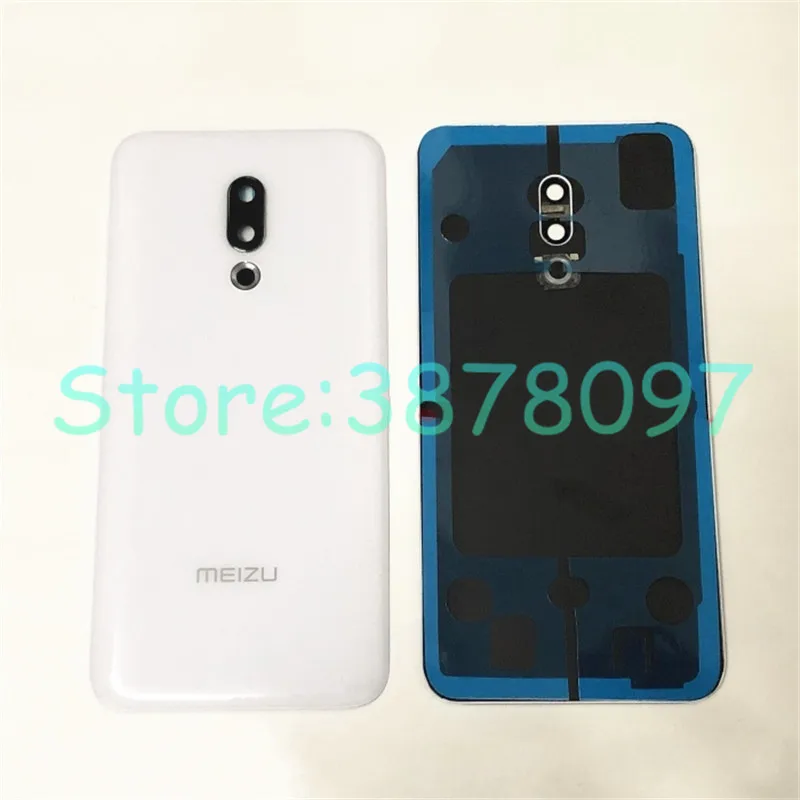 Для Meizu 16 16th Plus задняя крышка из стекла для мобильного телефона 16X Задняя крышка батареи с объективом камеры