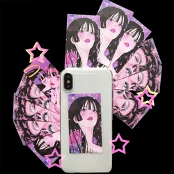 3 folhas coreano sweetheart pegatina caprichoso menina ilustração comic decalques planejador telefone móvel diy kawaii papelaria adesivos