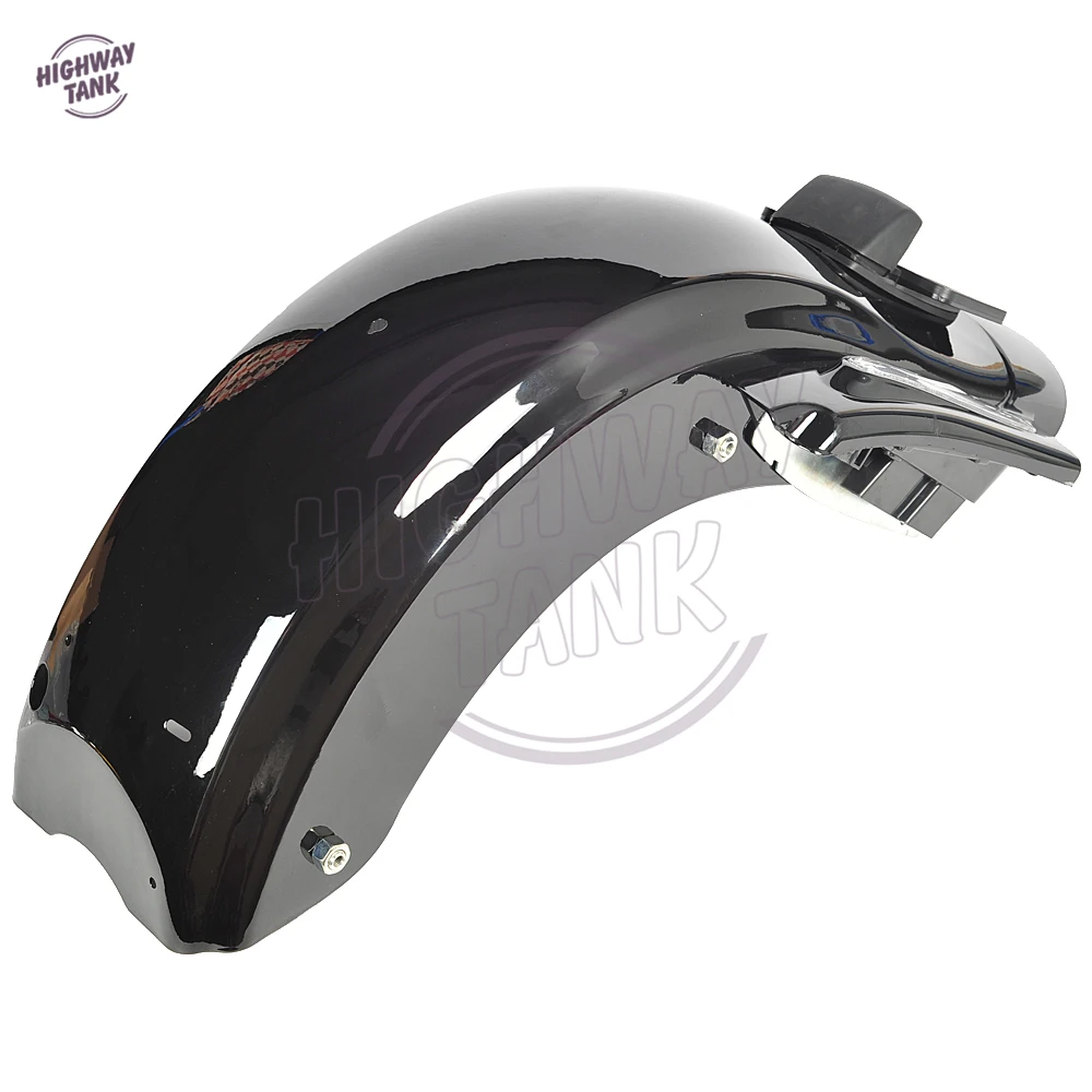 Черный мотоцикл CVO СТИЛЬ заднее крыло системы чехол для Harley Davidson Touring Electra Glide 2009-2013