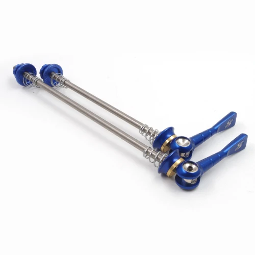 Blue-Titanium Axle WILDSIDE 1 пара titanium сплава велосипед cnc эксцентрики Сверхлегкий велосипедные дорожные детали mtb горный велосипед QR аксессуары - Цвет: Blue-Titanium Axle